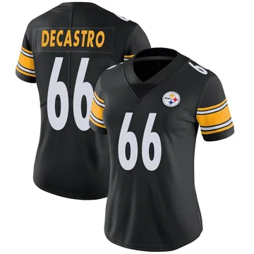 Women's David DeCastro Pittsburgh Steelers Limited Black Team Color Vapor Untouchable Jersey