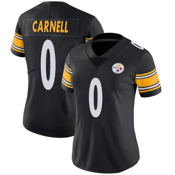 Women's Daylan Carnell Pittsburgh Steelers Limited Black Team Color Vapor Untouchable Jersey