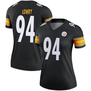 Women's Dean Lowry Pittsburgh Steelers Legend Black Jersey