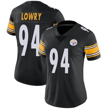Women's Dean Lowry Pittsburgh Steelers Limited Black Team Color Vapor Untouchable Jersey