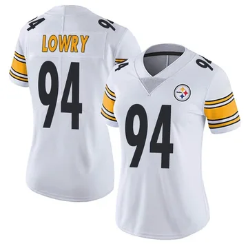 Women's Dean Lowry Pittsburgh Steelers Limited White Vapor Untouchable Jersey