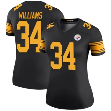 Women's DeAngelo Williams Pittsburgh Steelers Legend Black Color Rush Jersey