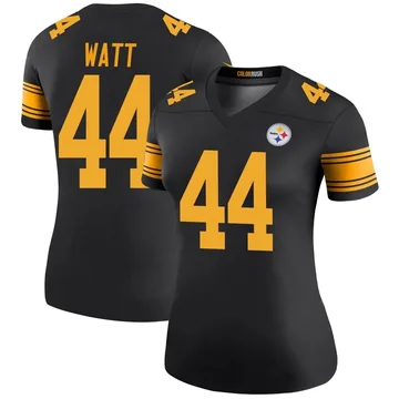 Women's Derek Watt Pittsburgh Steelers Legend Black Color Rush Jersey