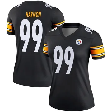 Women's Derrick Harmon Pittsburgh Steelers Legend Black Jersey