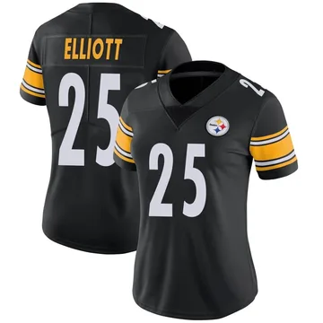 Women's DeShon Elliott Pittsburgh Steelers Limited Black Team Color Vapor Untouchable Jersey