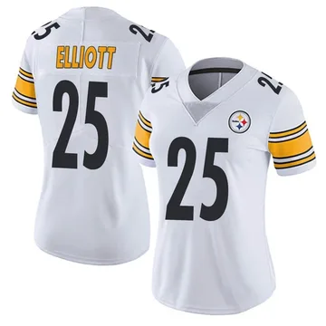 Women's DeShon Elliott Pittsburgh Steelers Limited White Vapor Untouchable Jersey