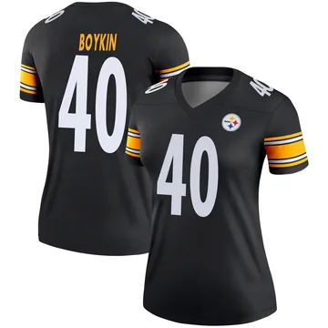 Women's Devan Boykin Pittsburgh Steelers Legend Black Jersey