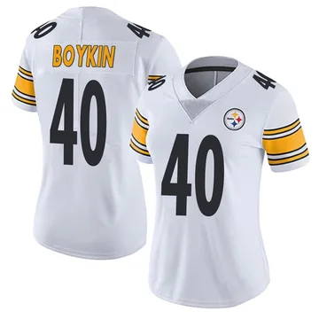 Women's Devan Boykin Pittsburgh Steelers Limited White Vapor Untouchable Jersey