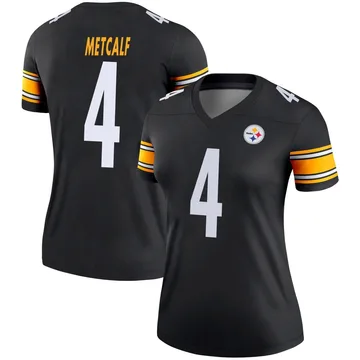 Women's DK Metcalf Pittsburgh Steelers Legend Black Jersey