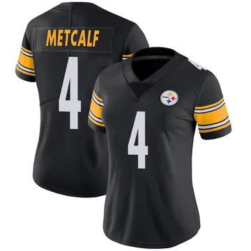 Women's DK Metcalf Pittsburgh Steelers Limited Black Team Color Vapor Untouchable Jersey