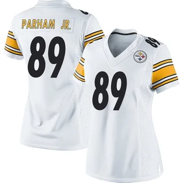 Women's Donald Parham Jr. Pittsburgh Steelers Game White Jersey