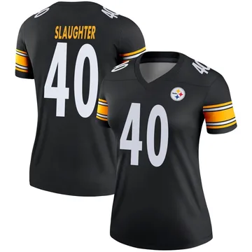 Women's Doneiko Slaughter Pittsburgh Steelers Legend Black Jersey
