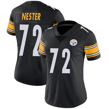 Women's Doug Nester Pittsburgh Steelers Limited Black Team Color Vapor Untouchable Jersey
