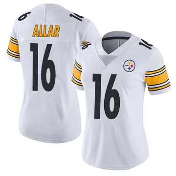 Women's Drew Allar Pittsburgh Steelers Limited White Vapor Untouchable Jersey