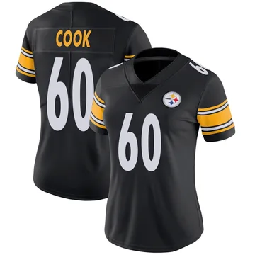 Women's Dylan Cook Pittsburgh Steelers Limited Black Team Color Vapor Untouchable Jersey