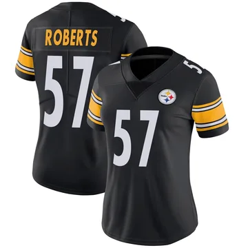 Women's Elandon Roberts Pittsburgh Steelers Limited Black Team Color Vapor Untouchable Jersey