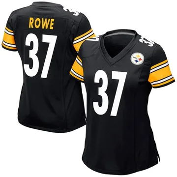 Women's Eric Rowe Pittsburgh Steelers Game Black Team Color Jersey