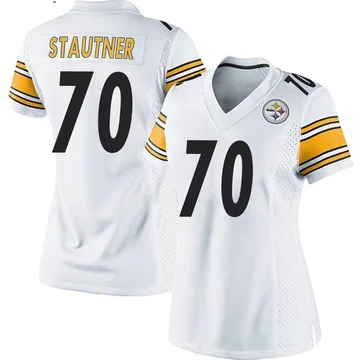 Women's Ernie Stautner Pittsburgh Steelers Game White Jersey