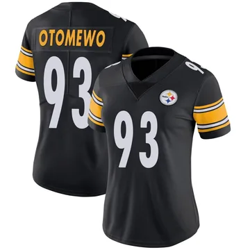 Women's Esezi Otomewo Pittsburgh Steelers Limited Black Team Color Vapor Untouchable Jersey