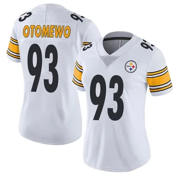 Women's Esezi Otomewo Pittsburgh Steelers Limited White Vapor Untouchable Jersey