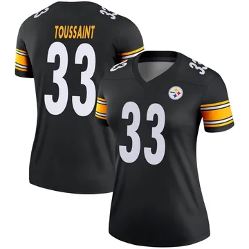 Women's Fitzgerald Toussaint Pittsburgh Steelers Legend Black Jersey