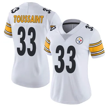 Women's Fitzgerald Toussaint Pittsburgh Steelers Limited White Vapor Untouchable Jersey