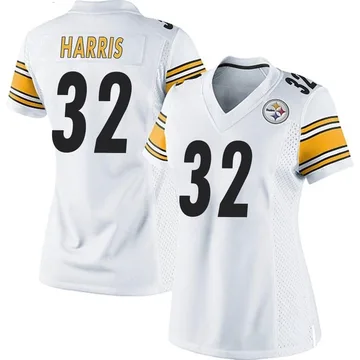 Women's Franco Harris Pittsburgh Steelers Game White Jersey