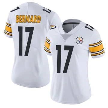 Women's Germie Bernard Pittsburgh Steelers Limited White Vapor Untouchable Jersey