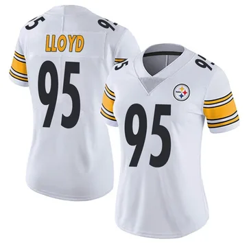 Women's Greg Lloyd Pittsburgh Steelers Limited White Vapor Untouchable Jersey
