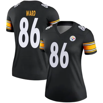Women's Hines Ward Pittsburgh Steelers Legend Black Jersey