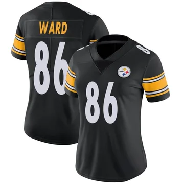Women's Hines Ward Pittsburgh Steelers Limited Black Team Color Vapor Untouchable Jersey