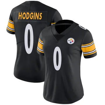 Women's Isaiah Hodgins Pittsburgh Steelers Limited Black Team Color Vapor Untouchable Jersey