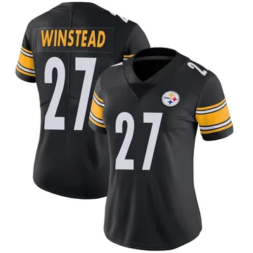 Women's Isaiah Winstead Pittsburgh Steelers Limited Black Team Color Vapor Untouchable Jersey