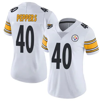 Women's Jabrill Peppers Pittsburgh Steelers Limited White Vapor Untouchable Jersey