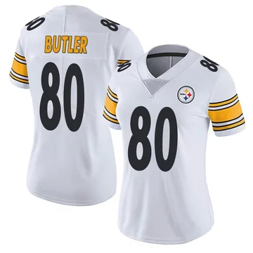 Women's Jack Butler Pittsburgh Steelers Limited White Vapor Untouchable Jersey