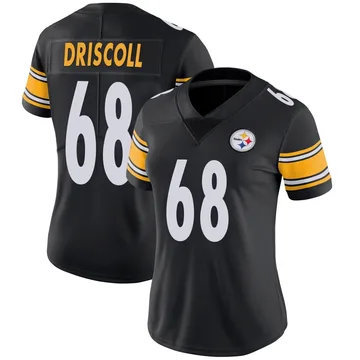 Women's Jack Driscoll Pittsburgh Steelers Limited Black Team Color Vapor Untouchable Jersey
