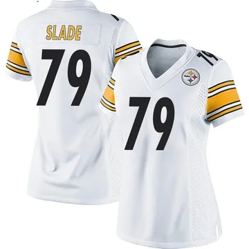 Women's Jacob Slade Pittsburgh Steelers Game White Jersey