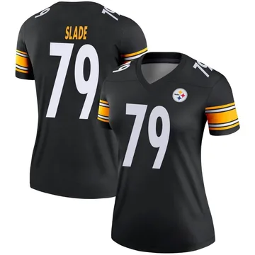 Women's Jacob Slade Pittsburgh Steelers Legend Black Jersey