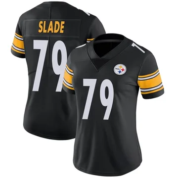 Women's Jacob Slade Pittsburgh Steelers Limited Black Team Color Vapor Untouchable Jersey