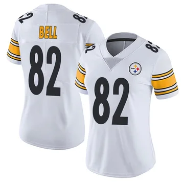 Women's Jaheim Bell Pittsburgh Steelers Limited White Vapor Untouchable Jersey