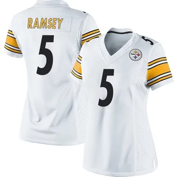 Women's Jalen Ramsey Pittsburgh Steelers Game White Jersey