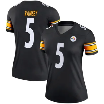 Women's Jalen Ramsey Pittsburgh Steelers Legend Black Jersey