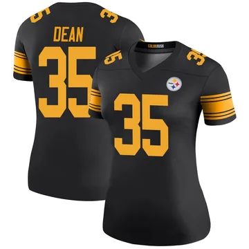 Women's Jamel Dean Pittsburgh Steelers Legend Black Color Rush Jersey
