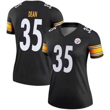 Women's Jamel Dean Pittsburgh Steelers Legend Black Jersey