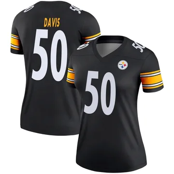 Women's Jamin Davis Pittsburgh Steelers Legend Black Jersey