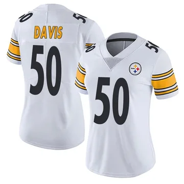 Women's Jamin Davis Pittsburgh Steelers Limited White Vapor Untouchable Jersey