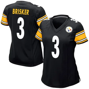 Women's Jaquan Brisker Pittsburgh Steelers Game Black Team Color Jersey