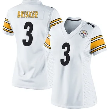 Women's Jaquan Brisker Pittsburgh Steelers Game White Jersey