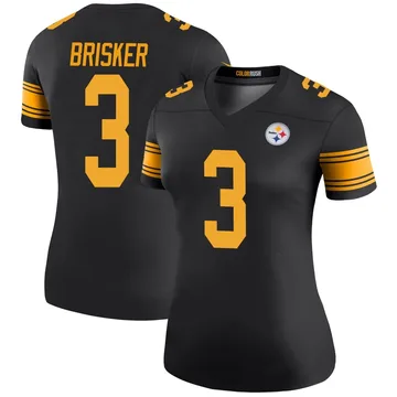 Women's Jaquan Brisker Pittsburgh Steelers Legend Black Color Rush Jersey