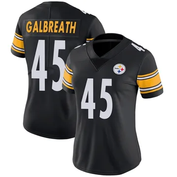 Women's JJ Galbreath Pittsburgh Steelers Limited Black Team Color Vapor Untouchable Jersey
